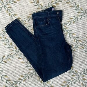 Joe’s 27 high rise skinny ankle jeans dark navy NWT
